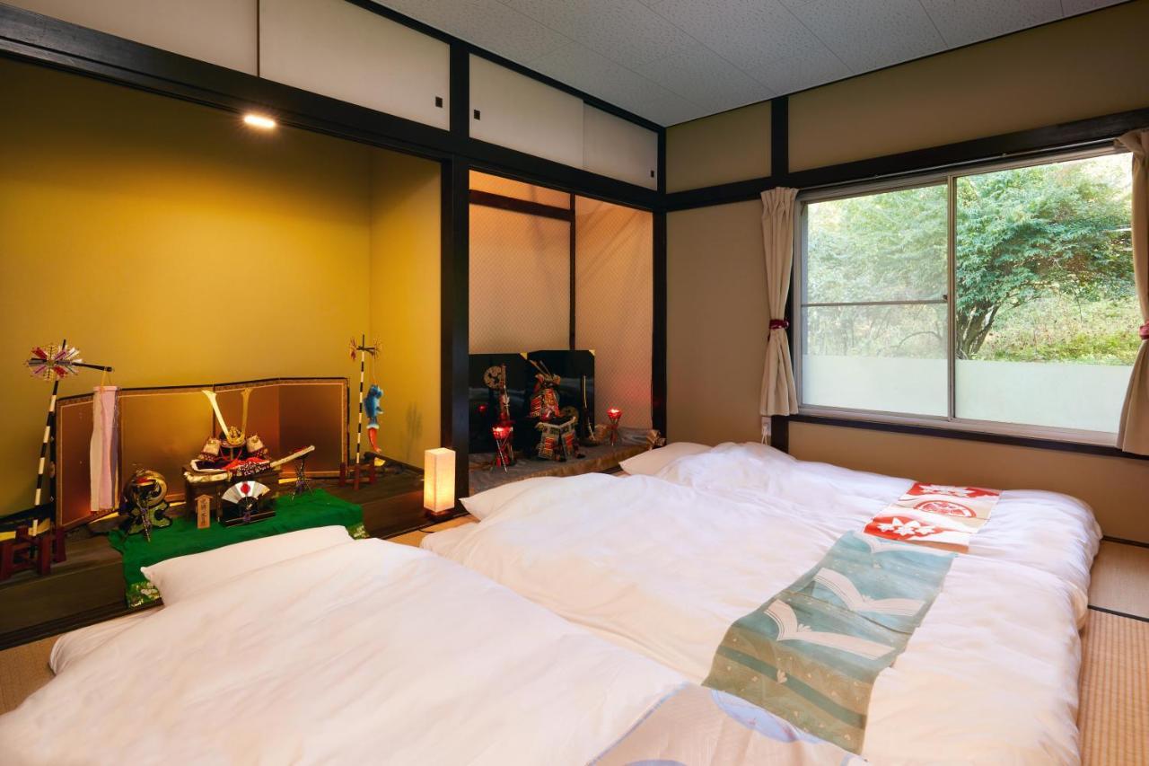 Villa Hakone Kabuto 古民家旅館 150平米 バス停迄一分 準天然温泉 最大12名 Exterior foto